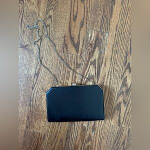 Black and Gold Crossbody Chain Purse